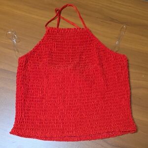 Red Halter Top